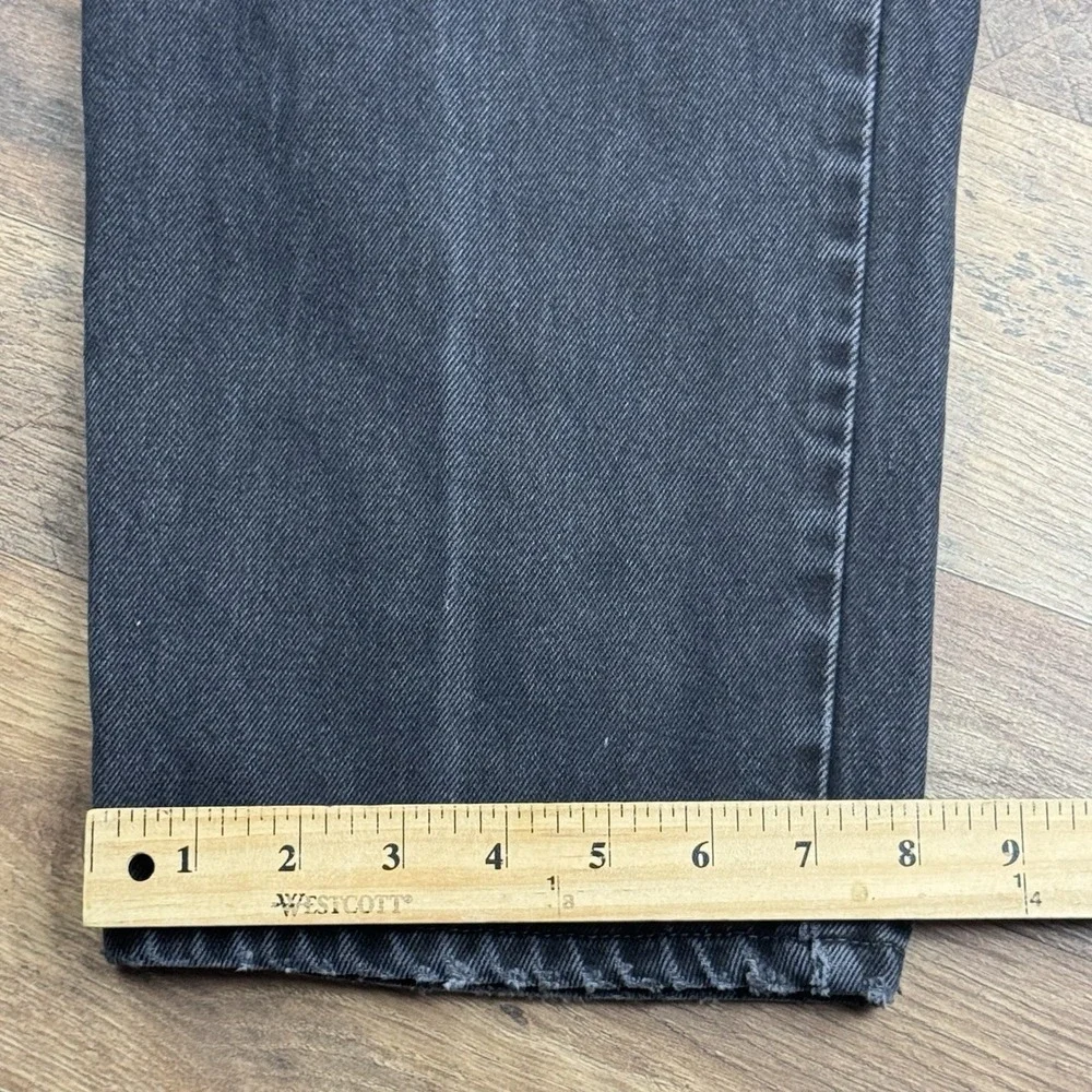 Vintage 2000 Black Levi's 550 Jeans Cotton Western Denim 36x30 USA